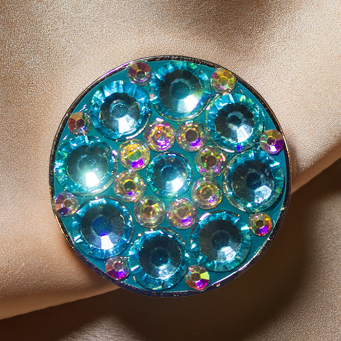 Blue Bling Marker with Magnetic Hat Clip