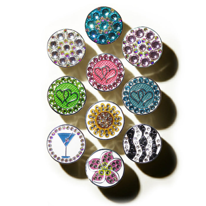 ASSORTED BLING BALL MARKERS