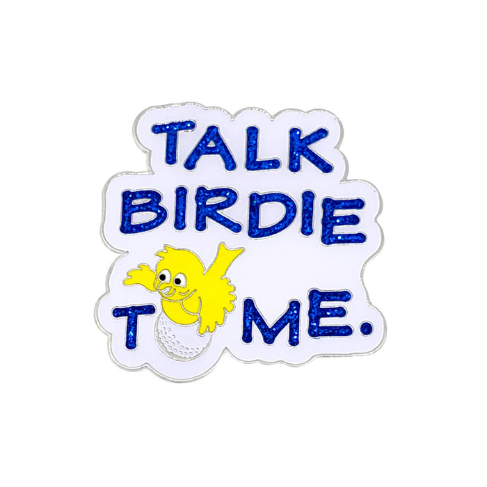 Navika Glitzy Talk Birdie Ball Marker with Hat Clip