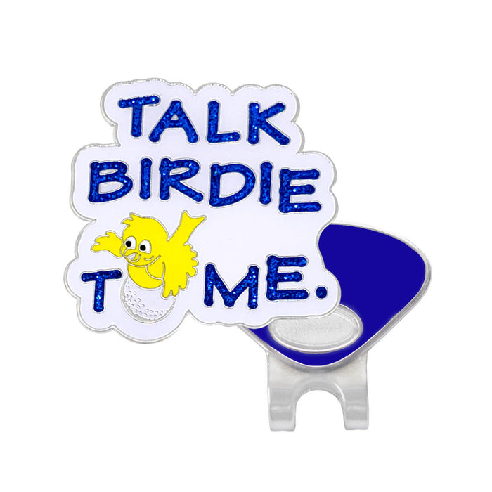 Navika Glitzy Talk Birdie Ball Marker with Hat Clip