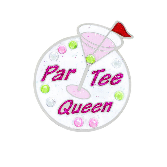 Navika Crystal Par Tee Queen Ball Marker with Hat Clip
