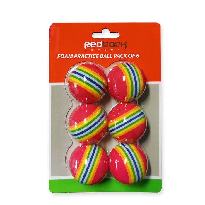FOAM PRACTICE BALLS (SET OF 6)
