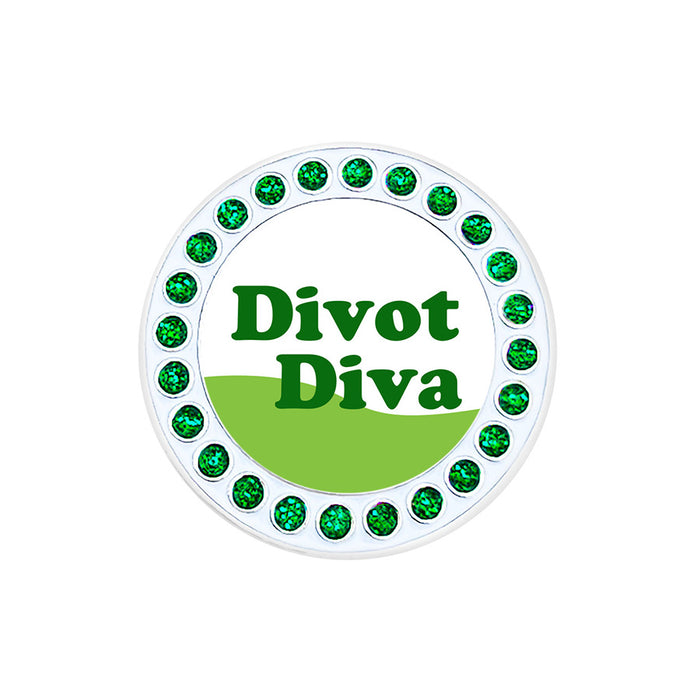 Navika Glitzy Divot Diva Ball Marker with Hat Clip