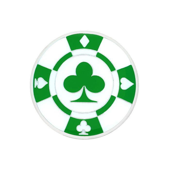 Navika Glitzy Poker Chip Ball Marker with Hat Clip