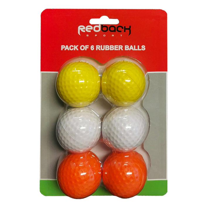 RUBBER BALLS (SET OF 6)
