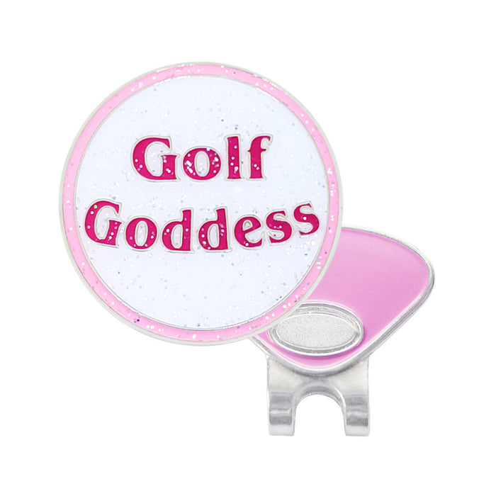Navika Glitzy Golf Goddess Ball Marker with Hat Clip