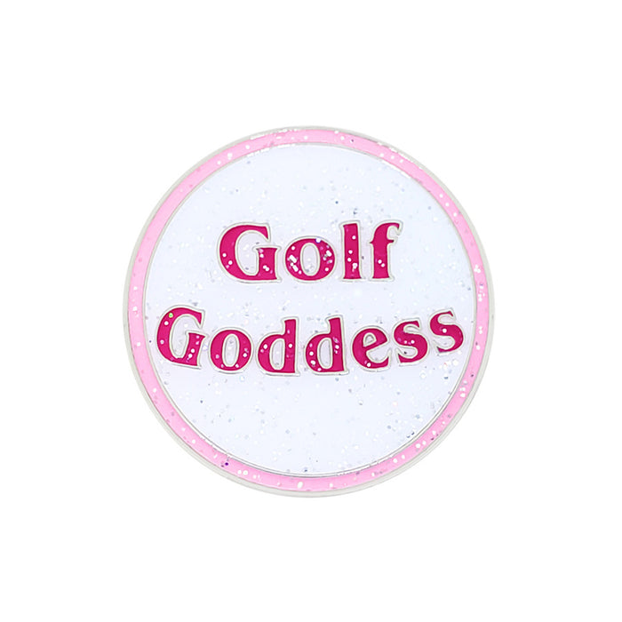 Navika Glitzy Golf Goddess Ball Marker with Hat Clip