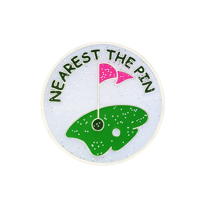 Navika Glitzy Nearest The Pin Ball Marker with Hat Clip