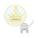 Gold crown design with 'Queen of the Course' text on a white background