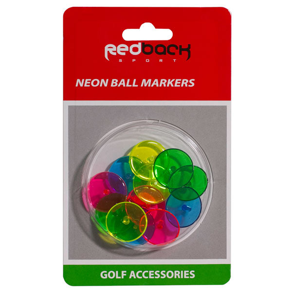 12 x NEON BALL MARKERS