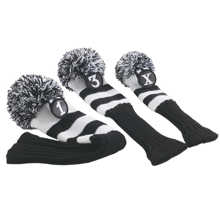 POM POM HEADCOVERS (SET OF 3)