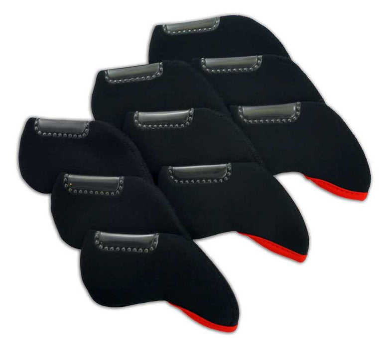 IRON COVERS W/WINDOW (SET OF 9)
