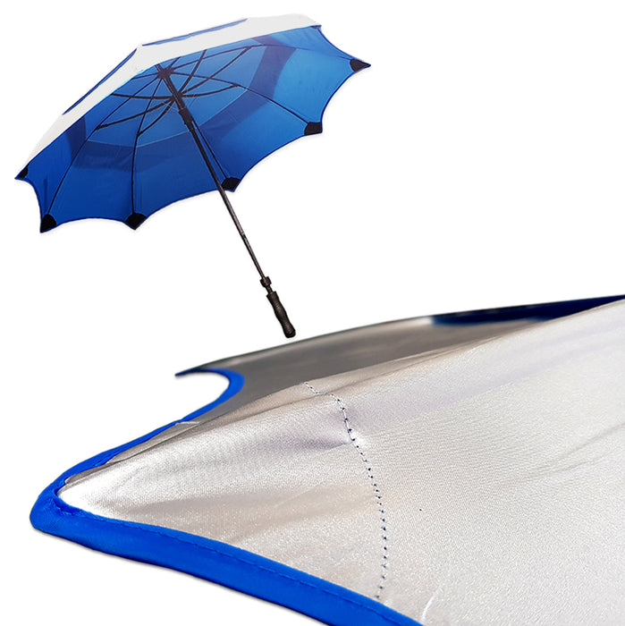 62" TIPLESS SOLAR Telescopic Anti-Flip Umbrella