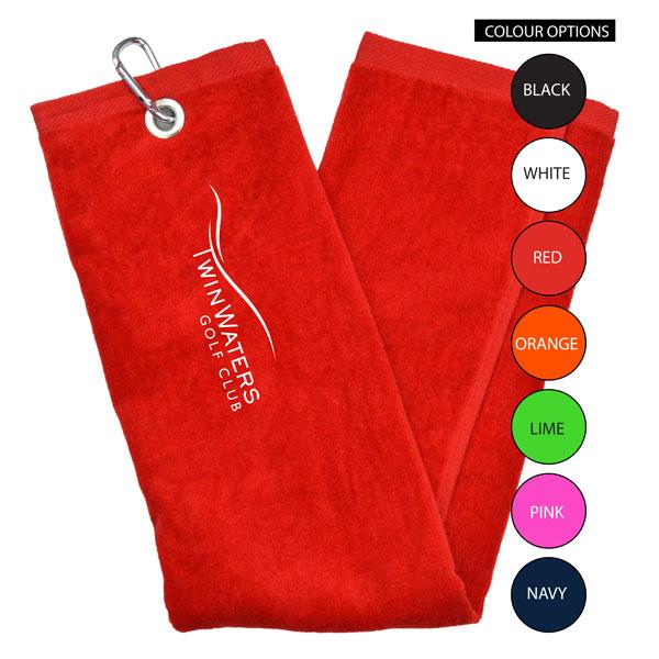 24 x Custom Embroidered Golf Towels